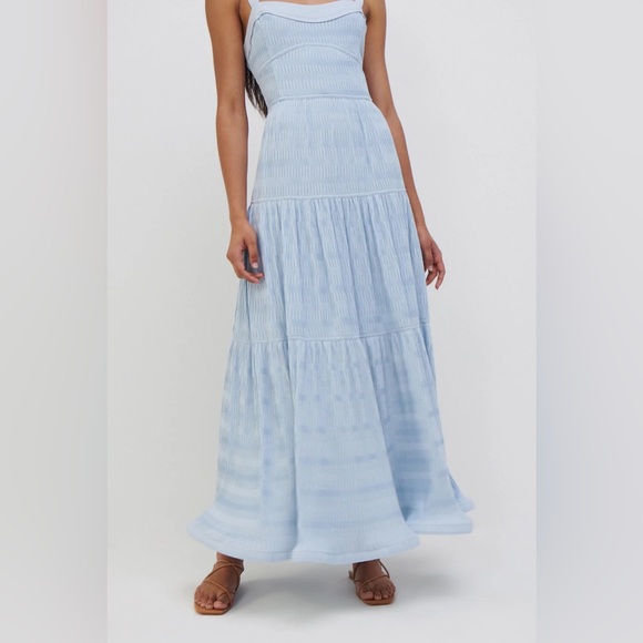 ‼️PRICE DROPPED‼️ Jonathan Simkhai Celeste plisse midi dress - Picture 5 of 14